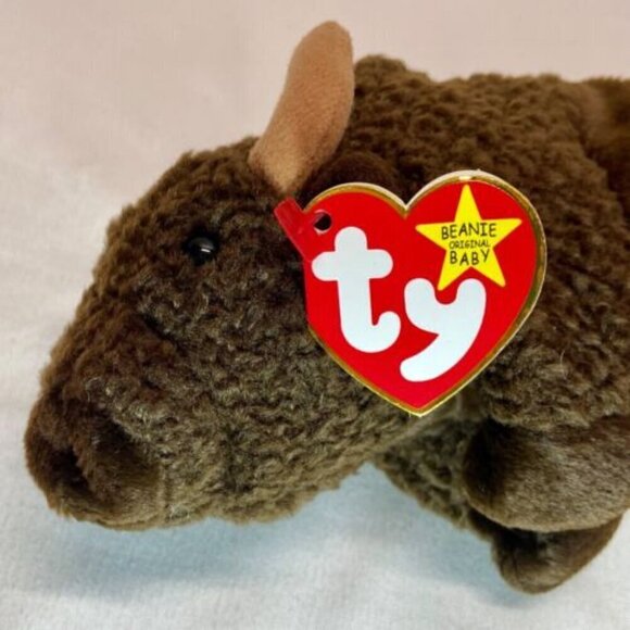 Ty Beanie Baby ROAM the Buffalo 1998 MWMTs Stuffed Animal Toy Tag Errors Vintage - Picture 4 of 8